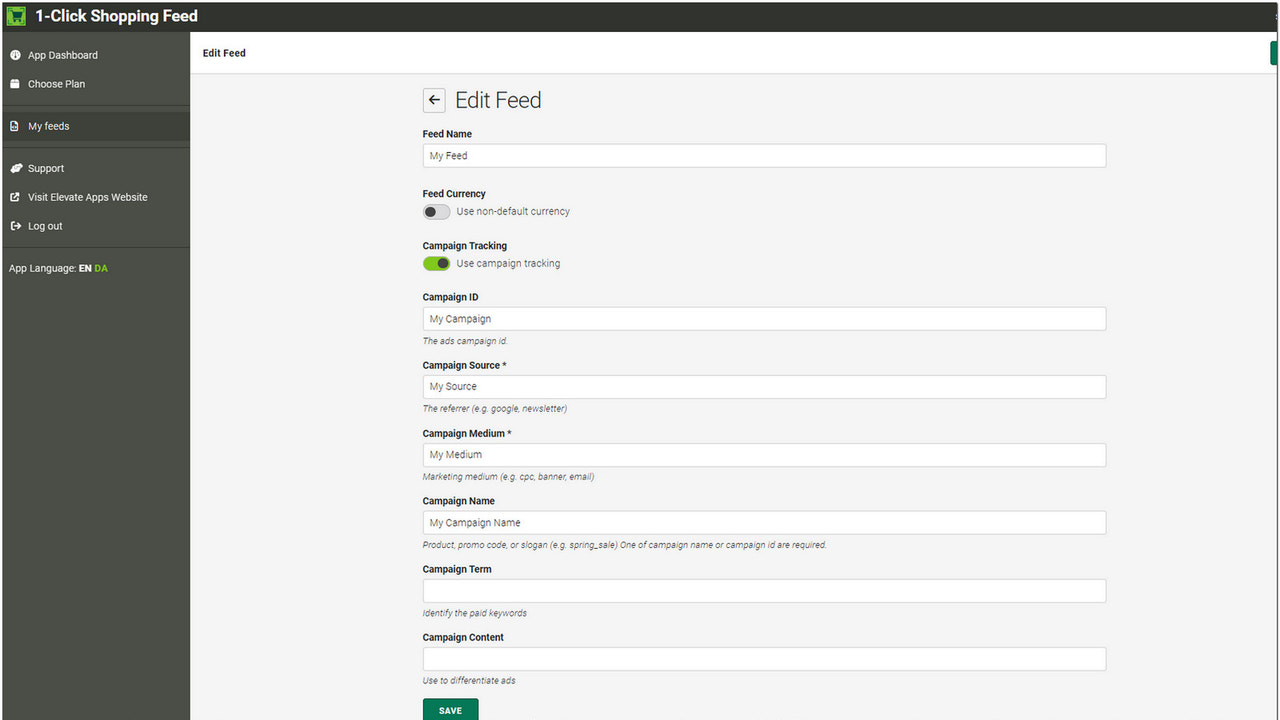 Feed management