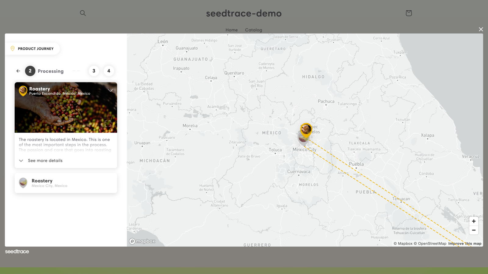 seedtrace productreis popup