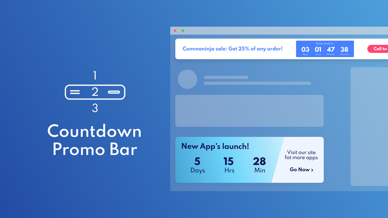 Establish Urgency & Boost Conversions With a Countdown Bar