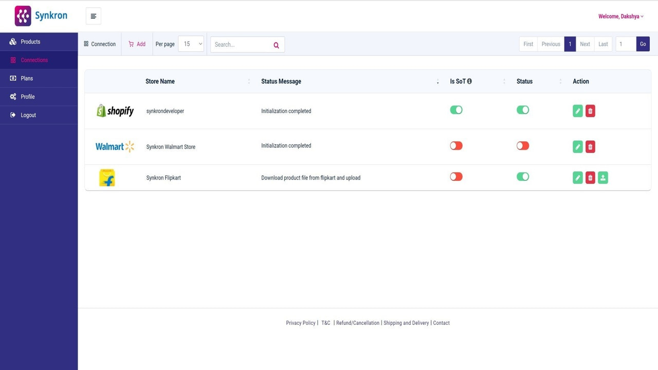 Connect multiple sales channels