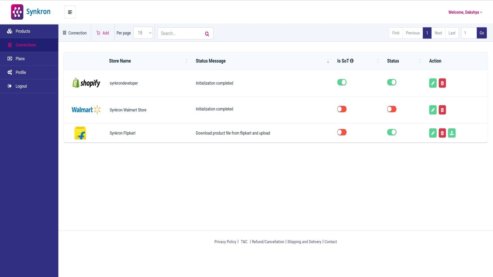 Connect multiple sales channels