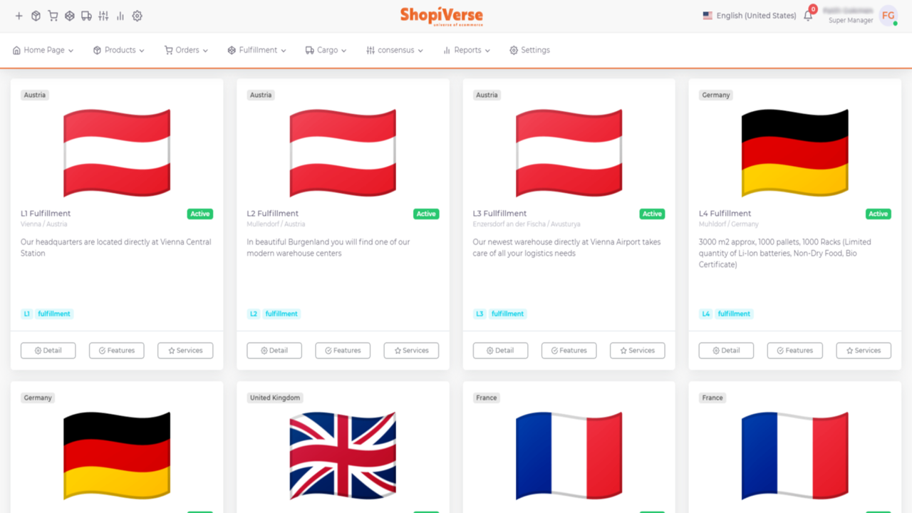 shopiverse 3PL-Uppfyllnad listing