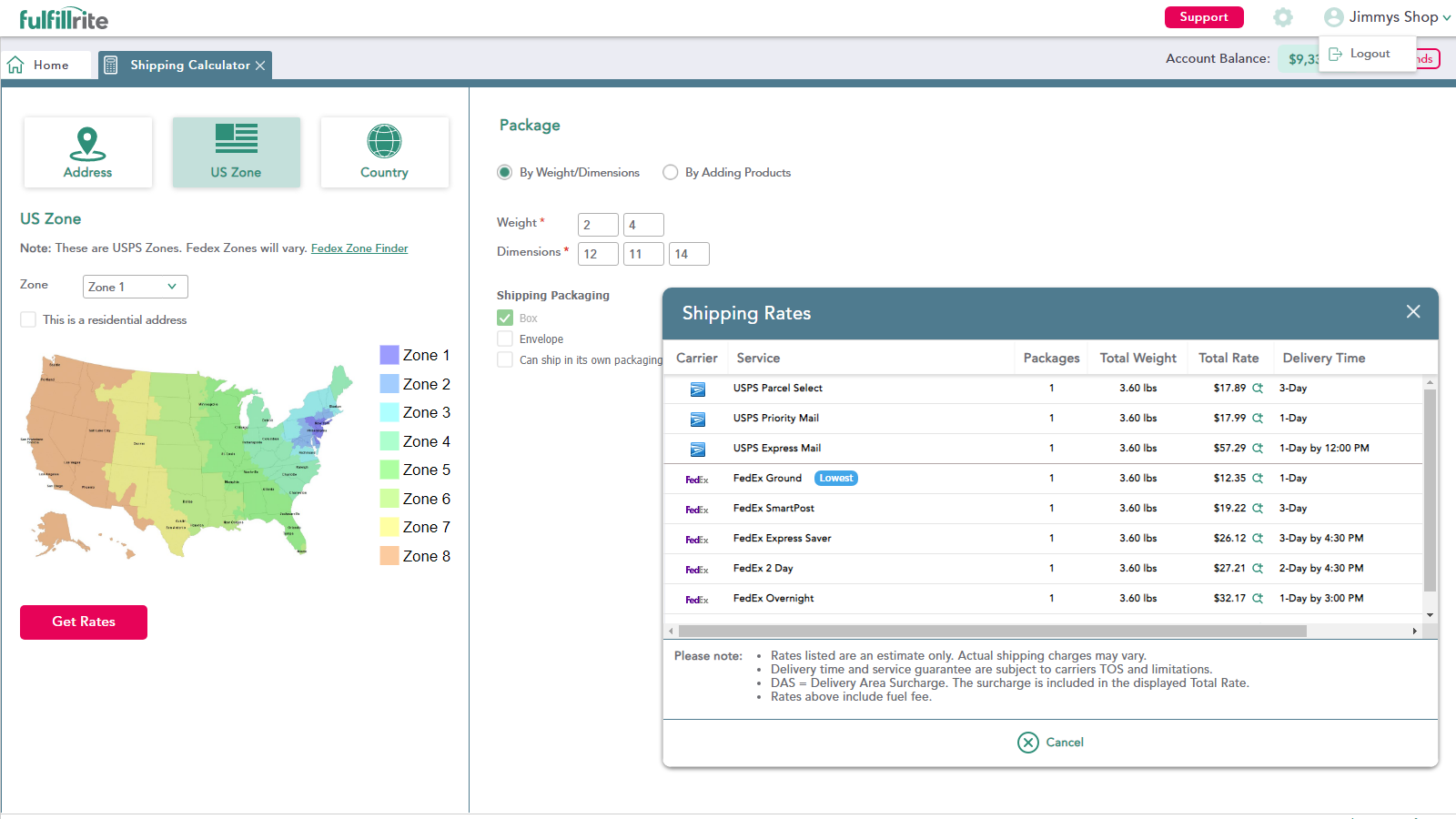 Fulfillrite Order Fulfillment Screenshot