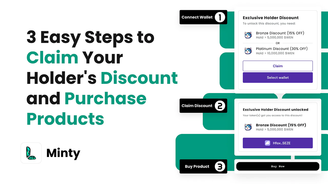 3 Steps to claim discount