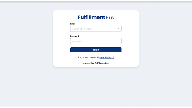 Login do Fulfillment Plus