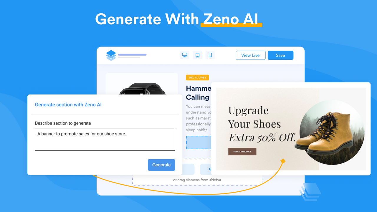 Genera con Zeno AI