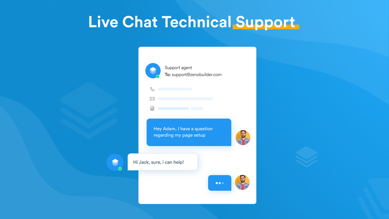 Live chat teknisk support