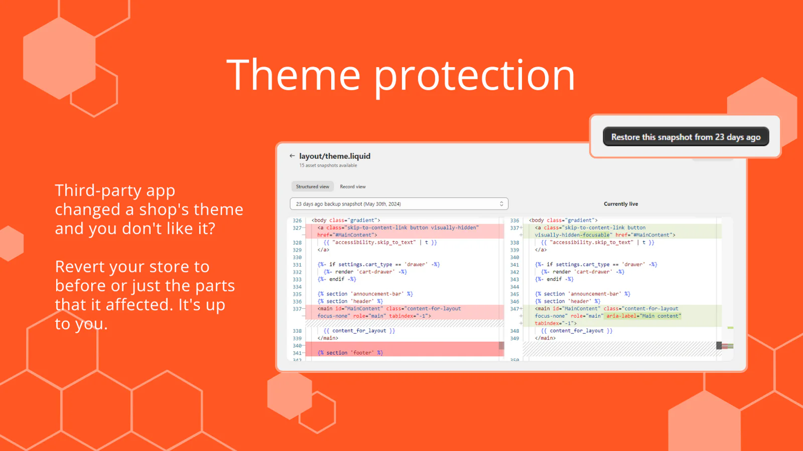 Theme protection