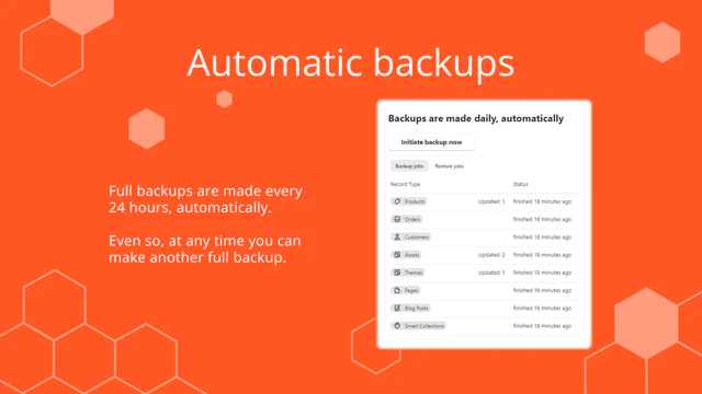 Tägliche automatische Backups