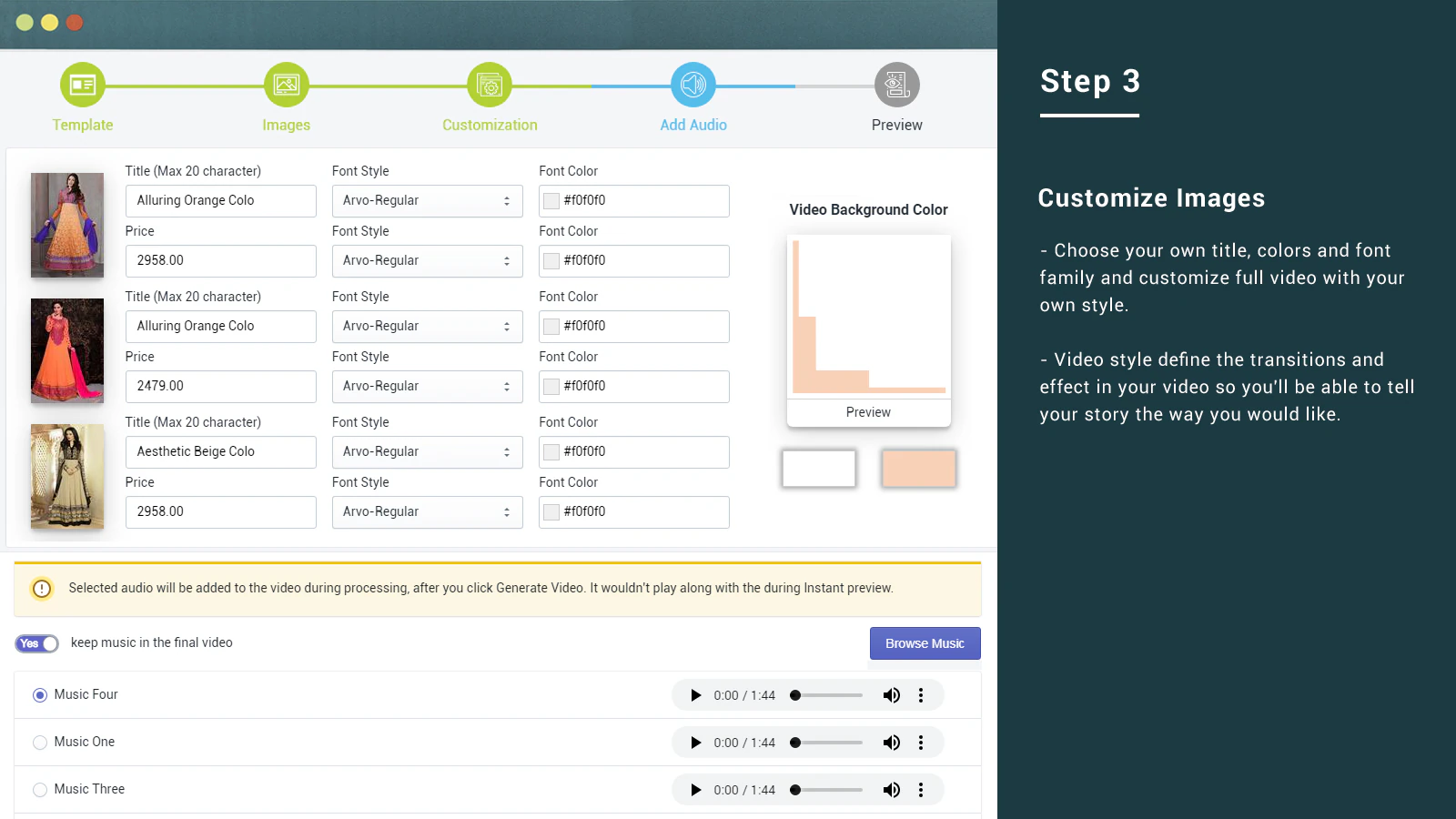 customize based on your needs