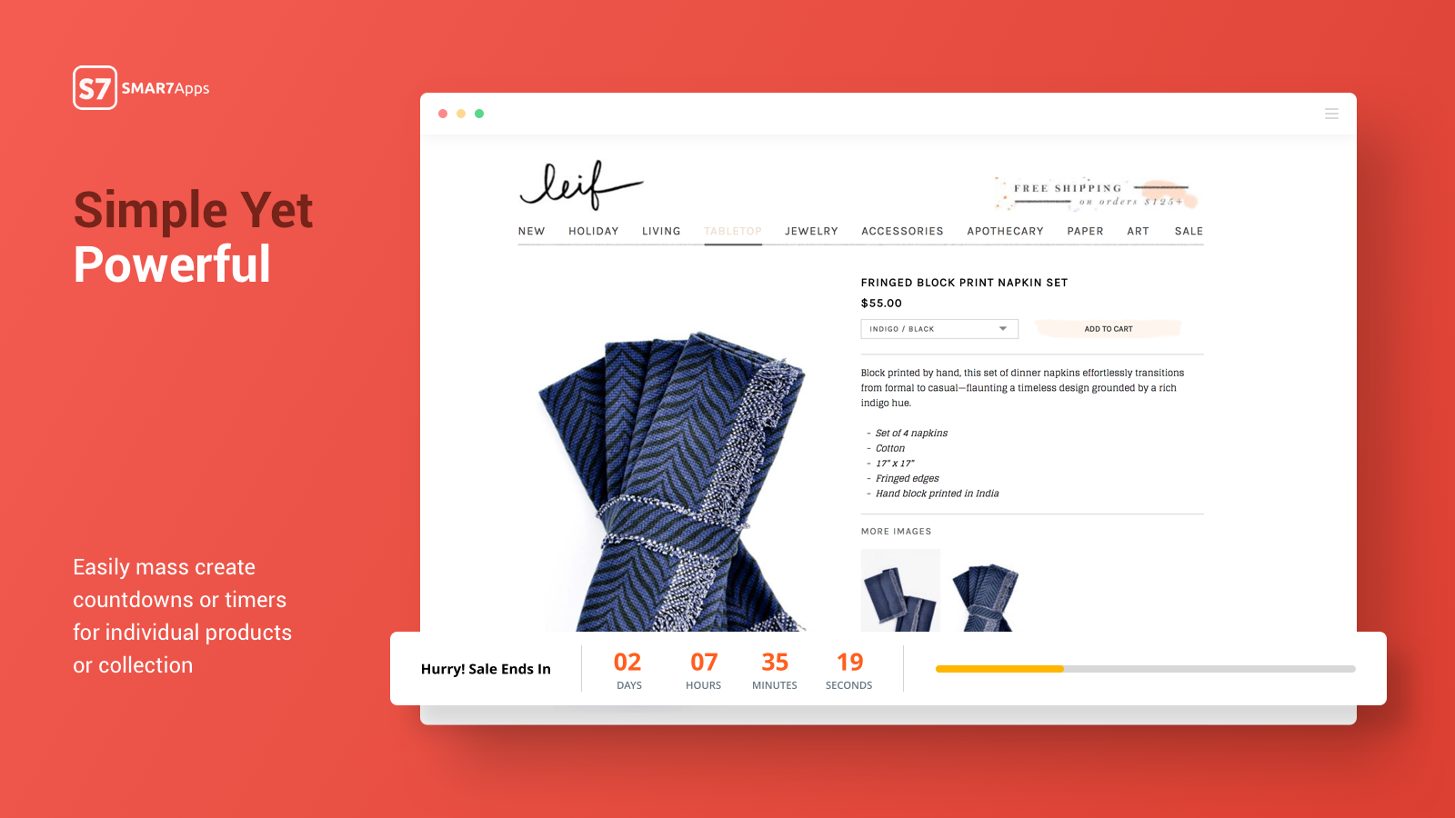 Add a Scarcity Cart Countdown Timer to your Shopify Store