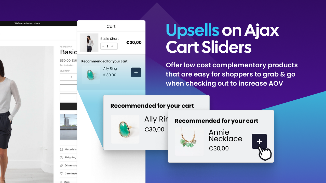 Quick Upsell Cart Drawer - Sell More with an In Cart Upsell Cart