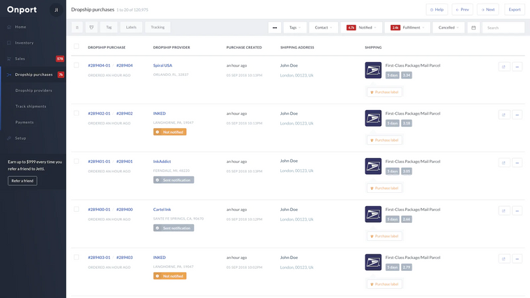 Onport Multivendor Marketplace Screenshot