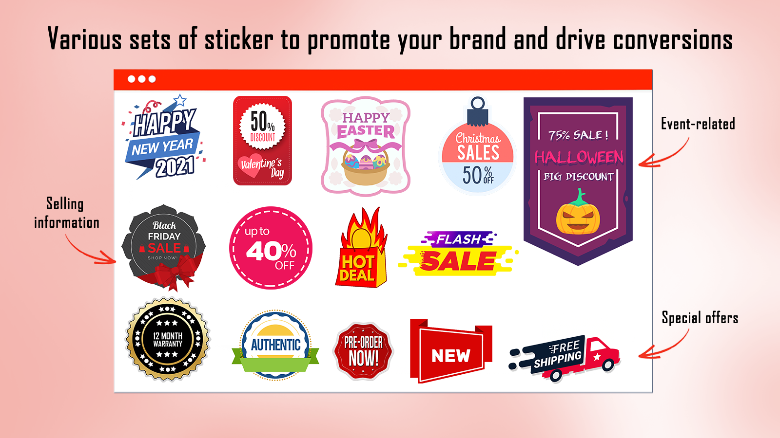 Super Watermarks  Badges - Boost sales for store with labels, stickers, tags and badges'