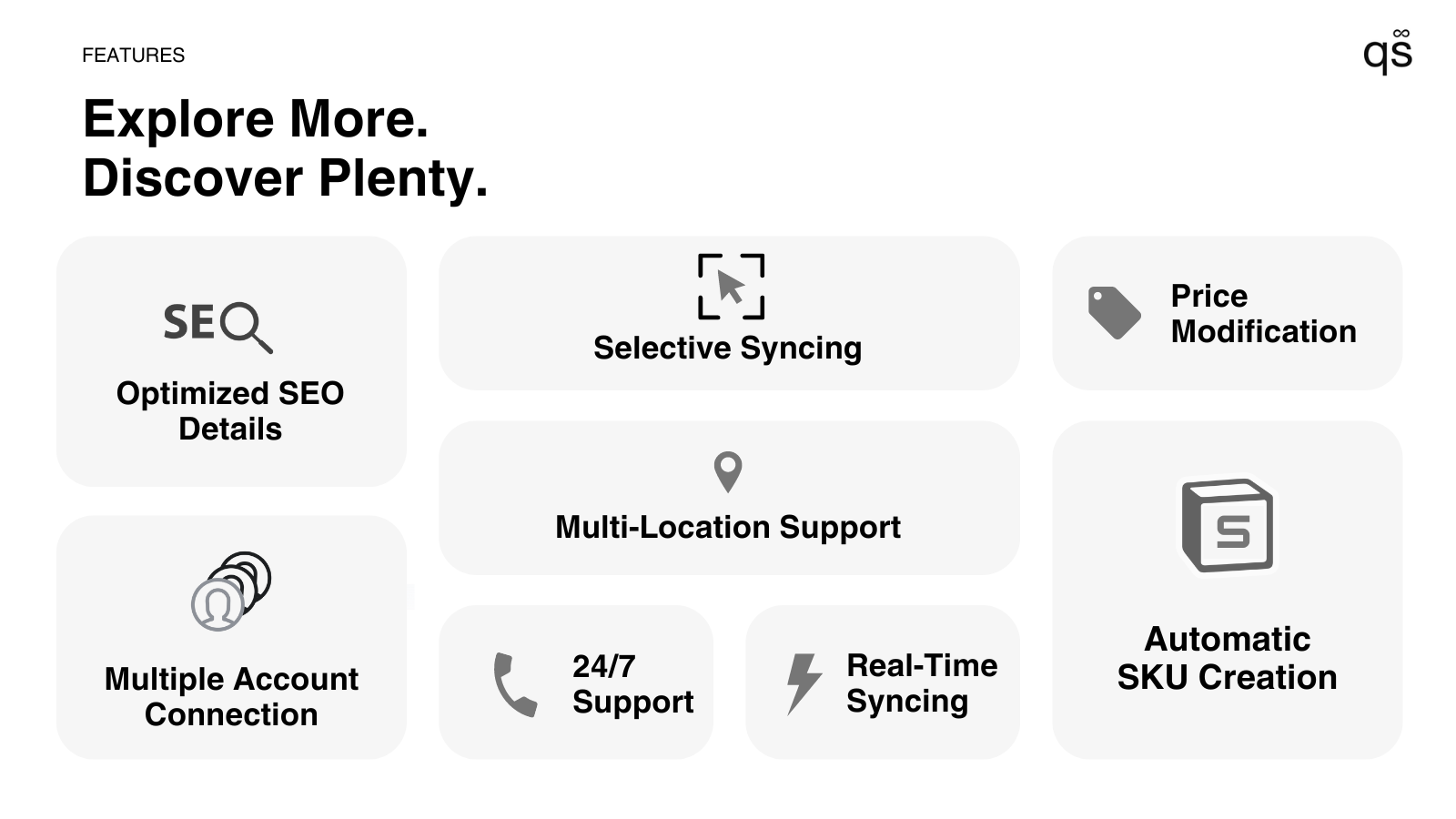 QuickSync Multi‑store Screenshot