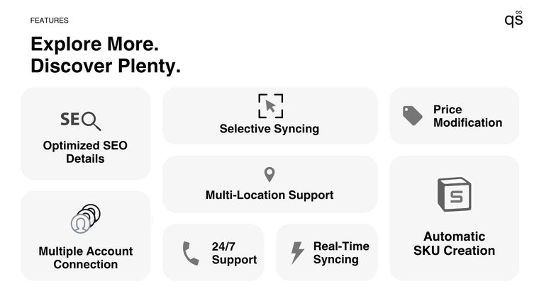 QuickSync Multi‑store Screenshot