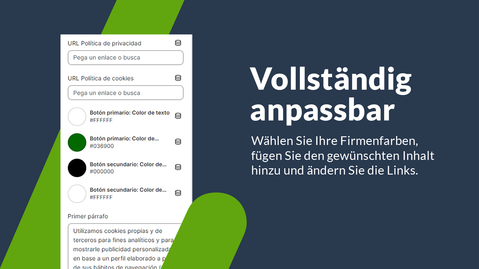 Leistungsstarke Anpassung