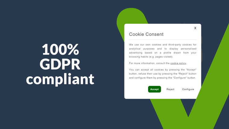 Easy Cookies GDPR Screenshot