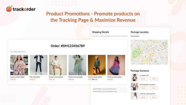 Product Promoties - Promoot producten op de Tracking Pagina & Max