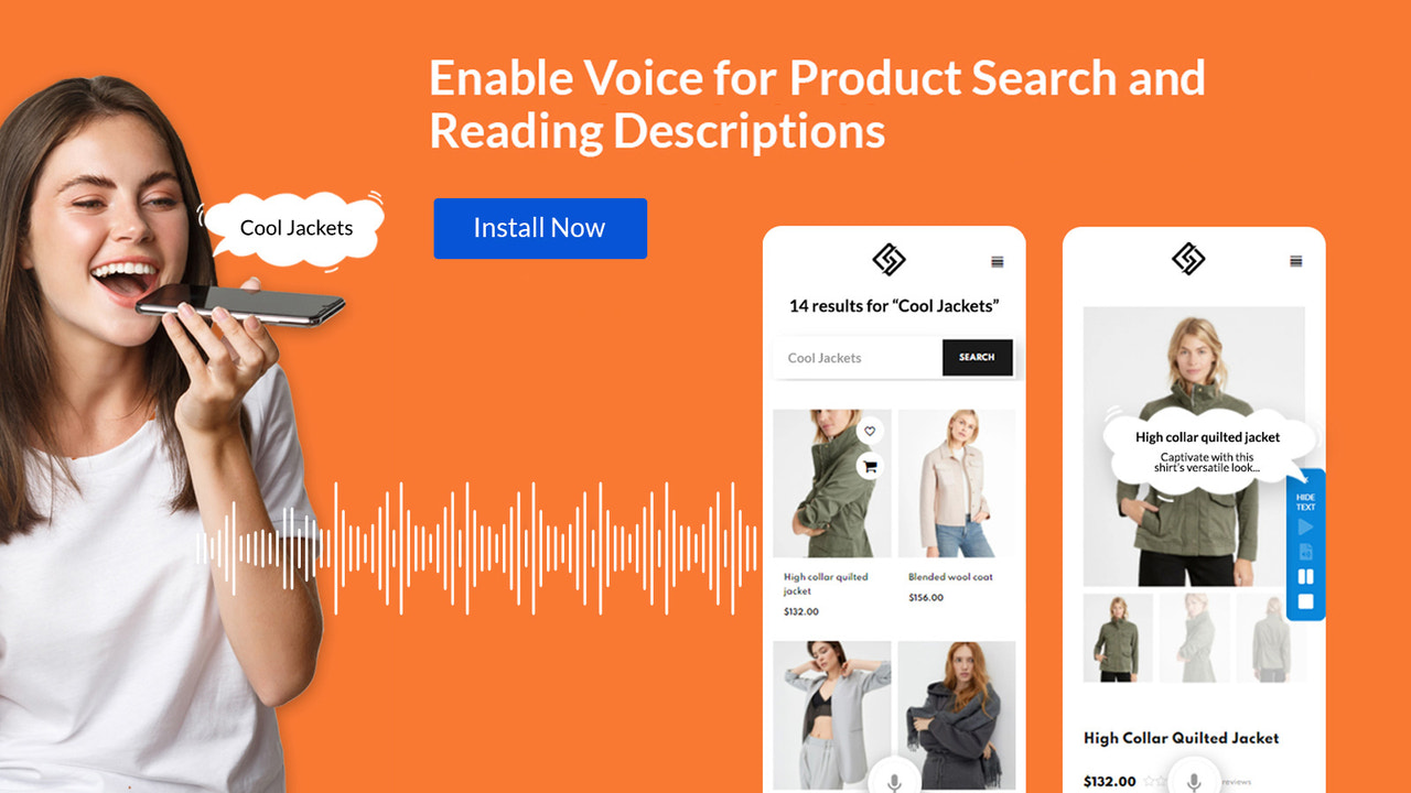 Qe: Speechify | Voice Search Screenshot