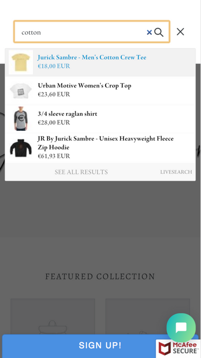 Application Shopify conçue pour fonctionner au mieux sur les mobiles