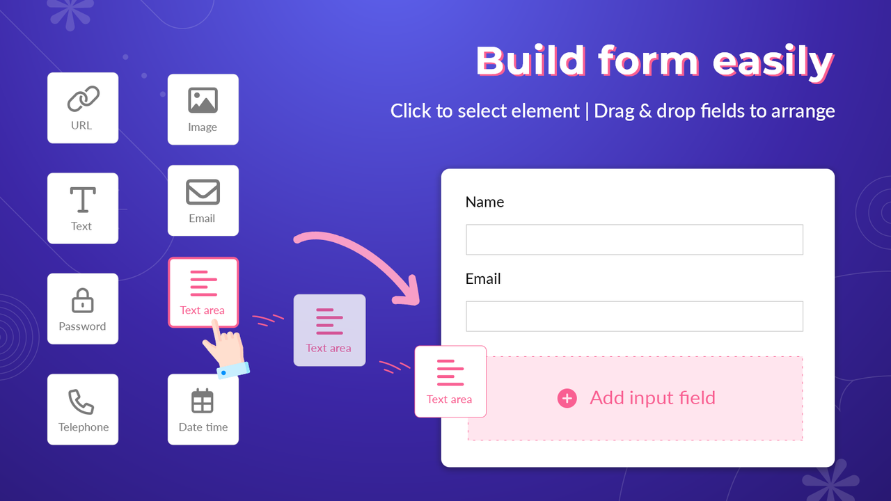 Constructor de formularios de arrastrar y soltar