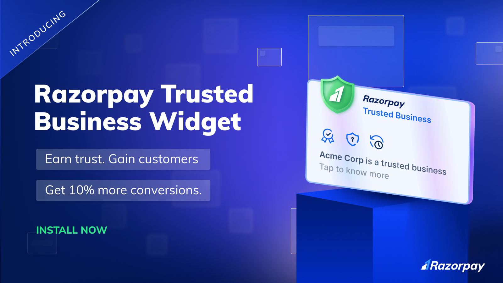 Razorpay Trusted Business Screenshot