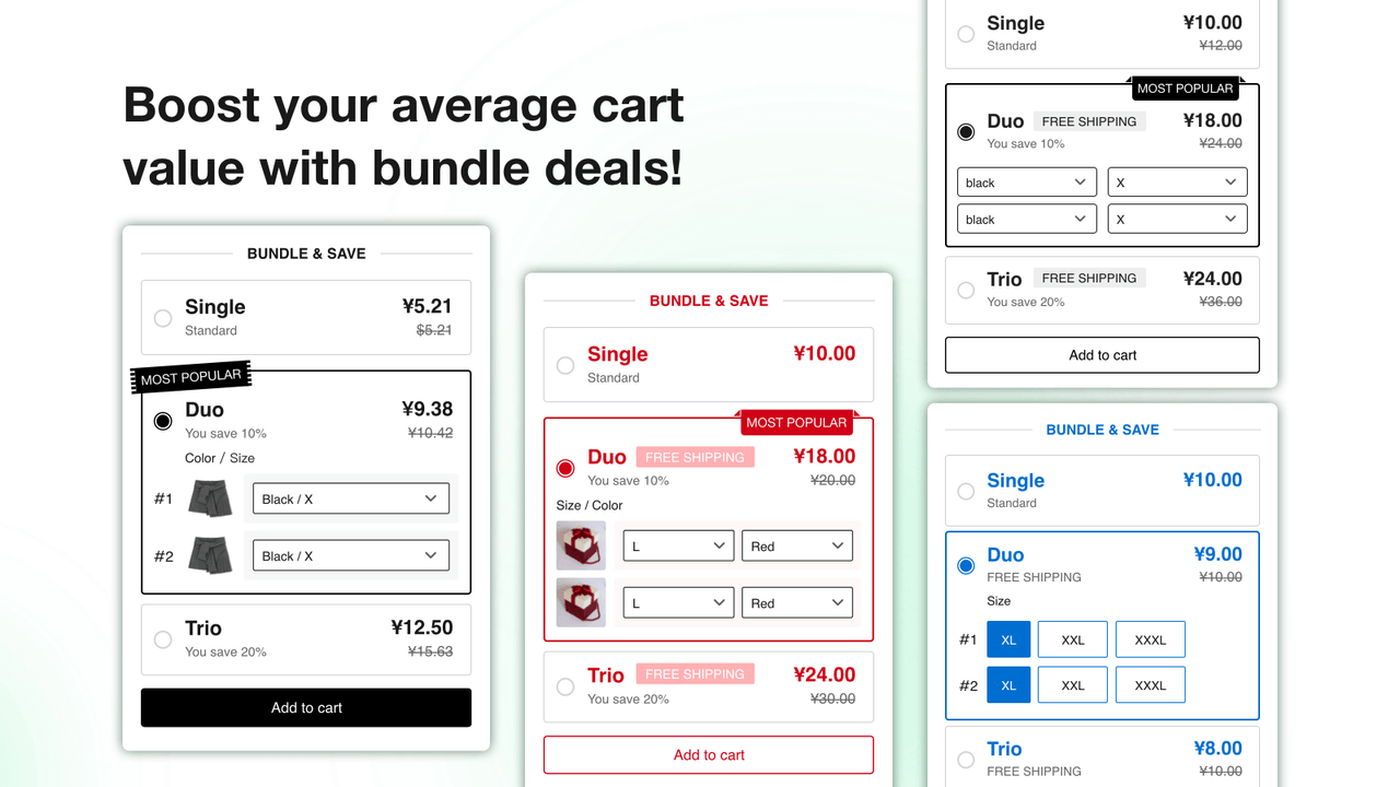 Aumente o valor médio do seu carrinho com ofertas de pacotes!