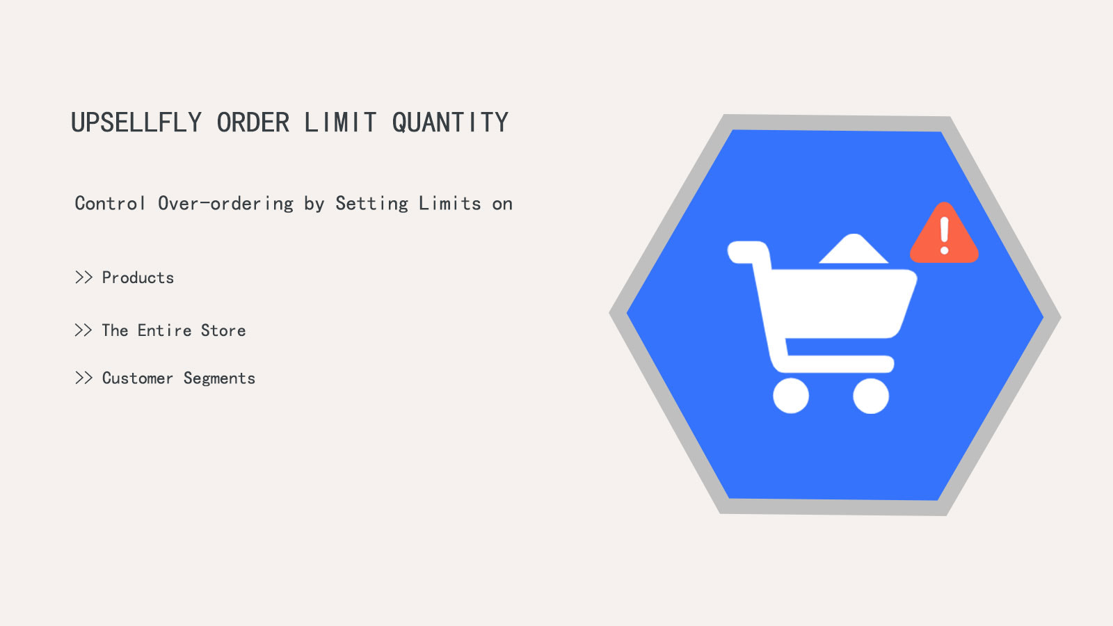 UpsellFly:Order Limit Quantity