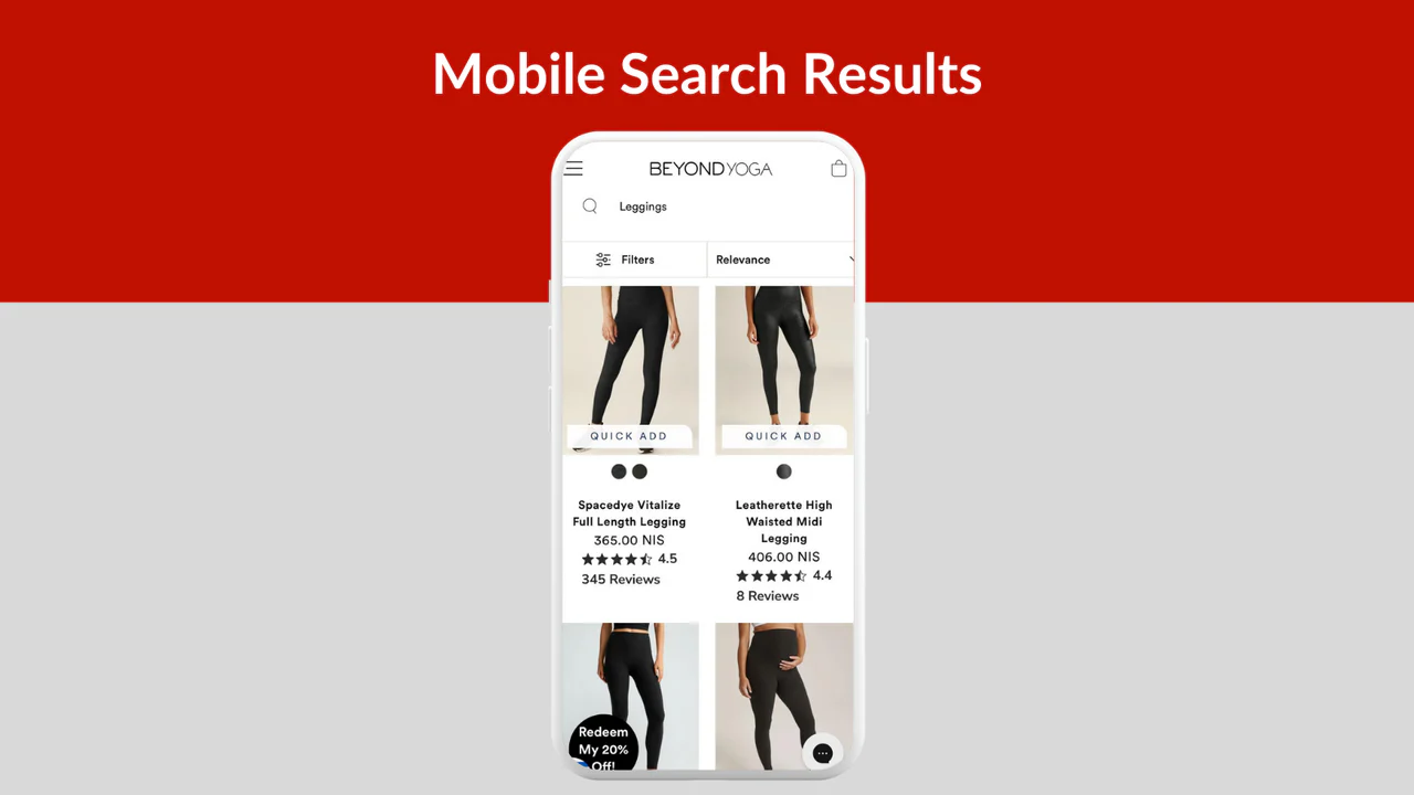 Mobile Search Results 