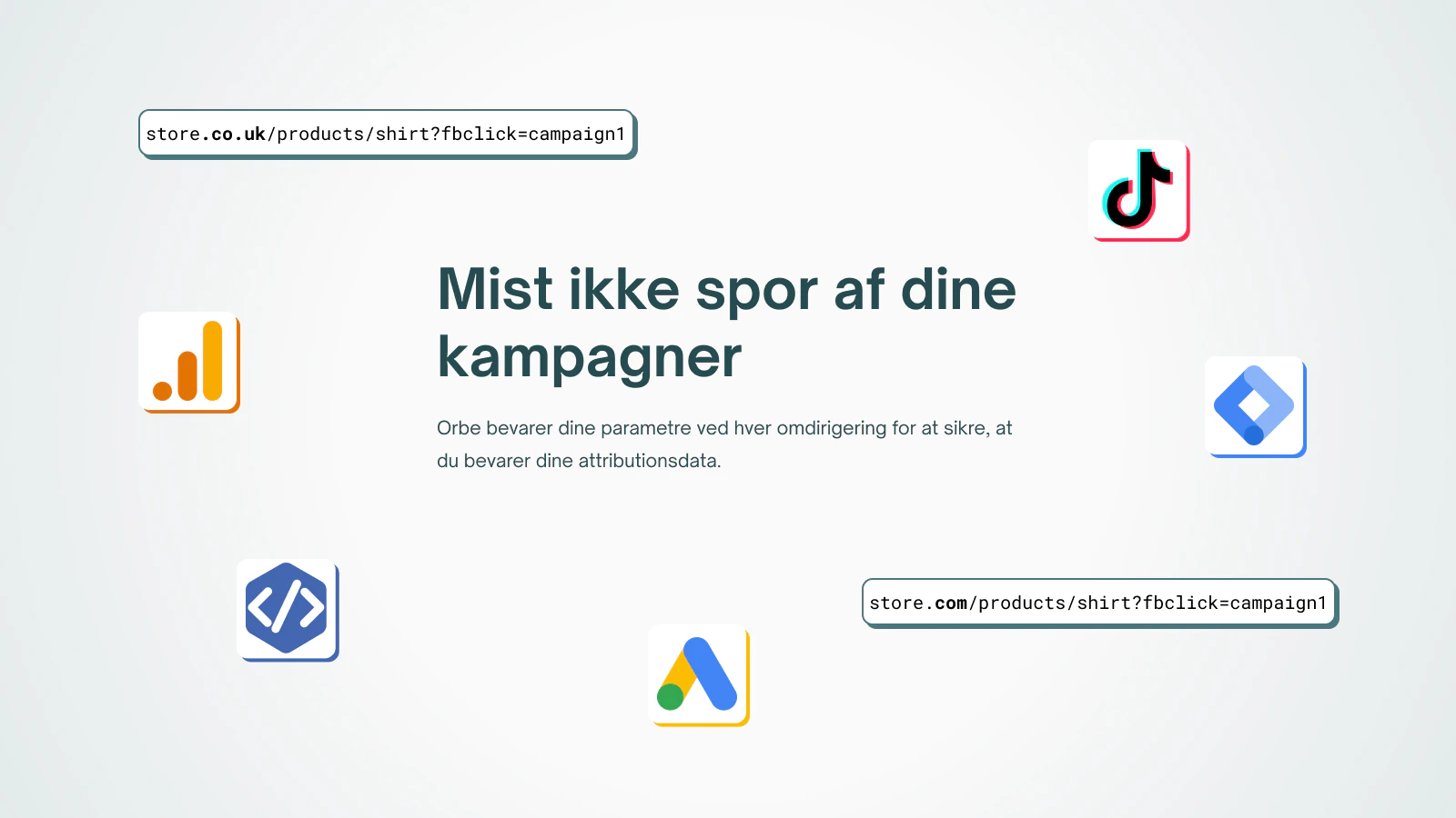 Mist ikke spor af dine kampagner