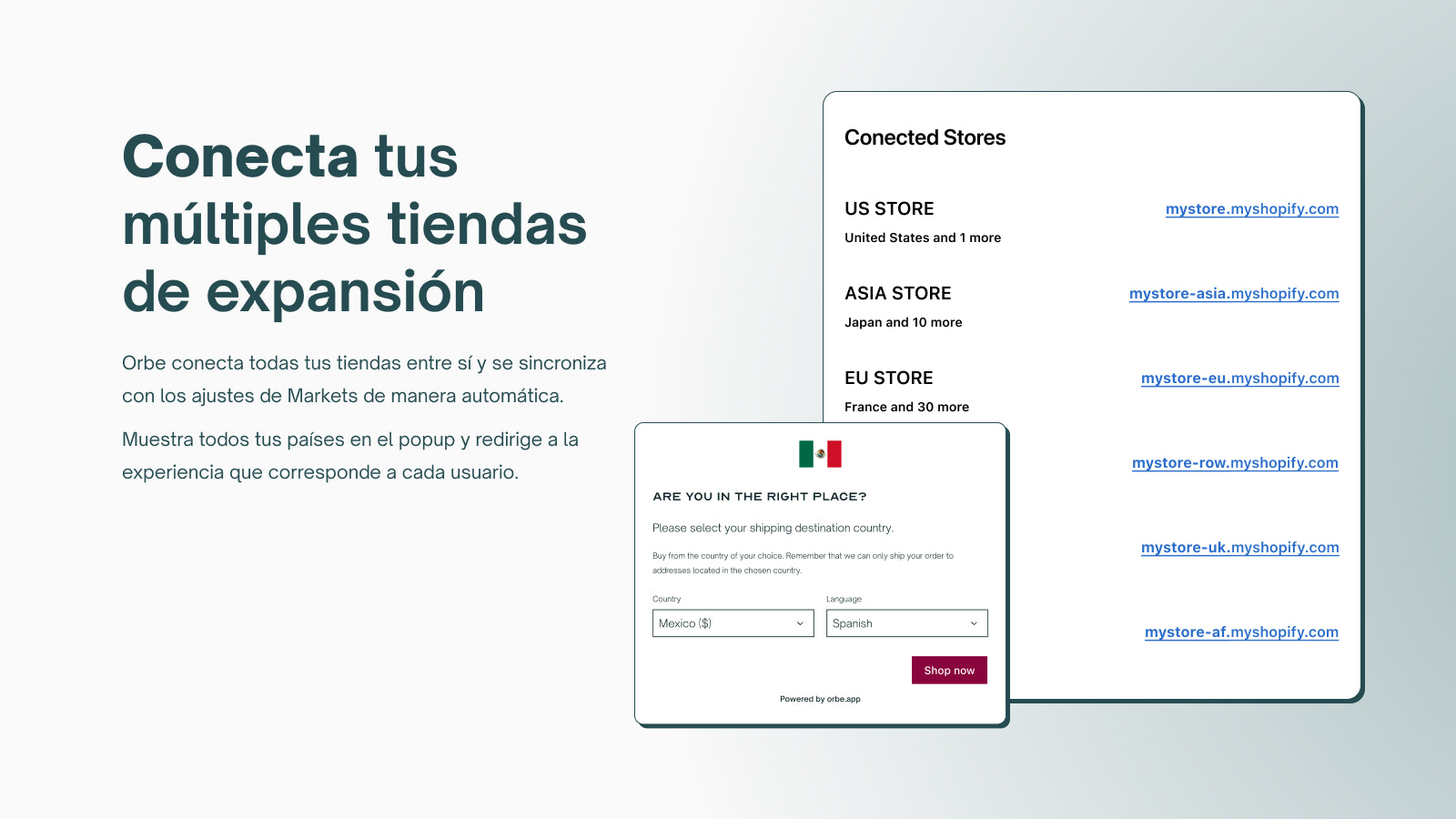 Conecta tus múltiples tiendas de expansión 