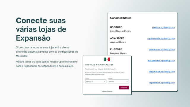 Conecte suas várias lojas de Expansão