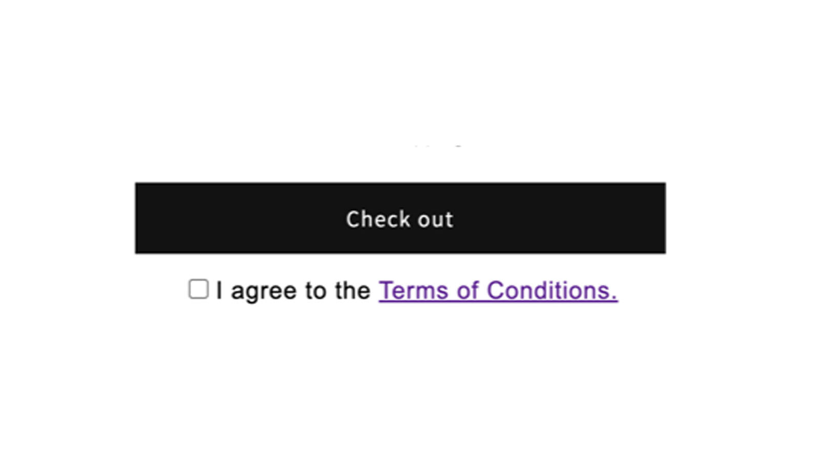 Zon Terms and Conditions Screenshot