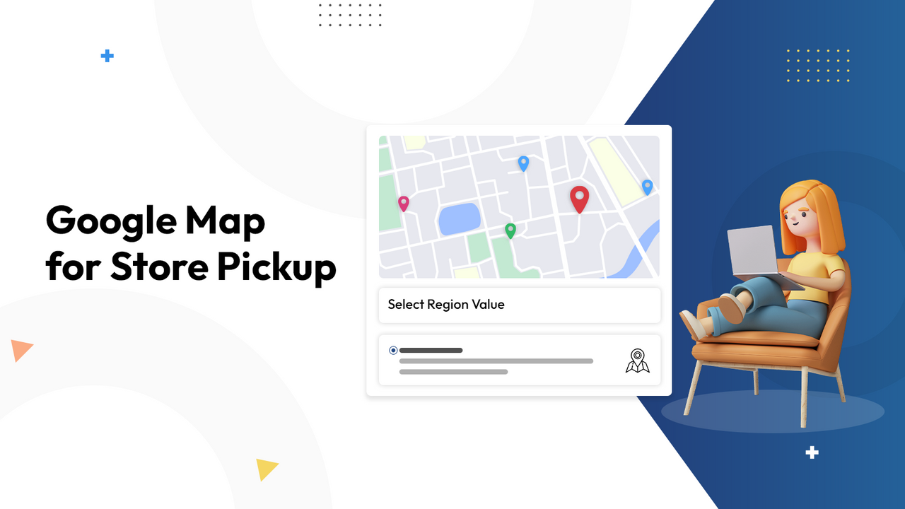 Google map on store pickup 