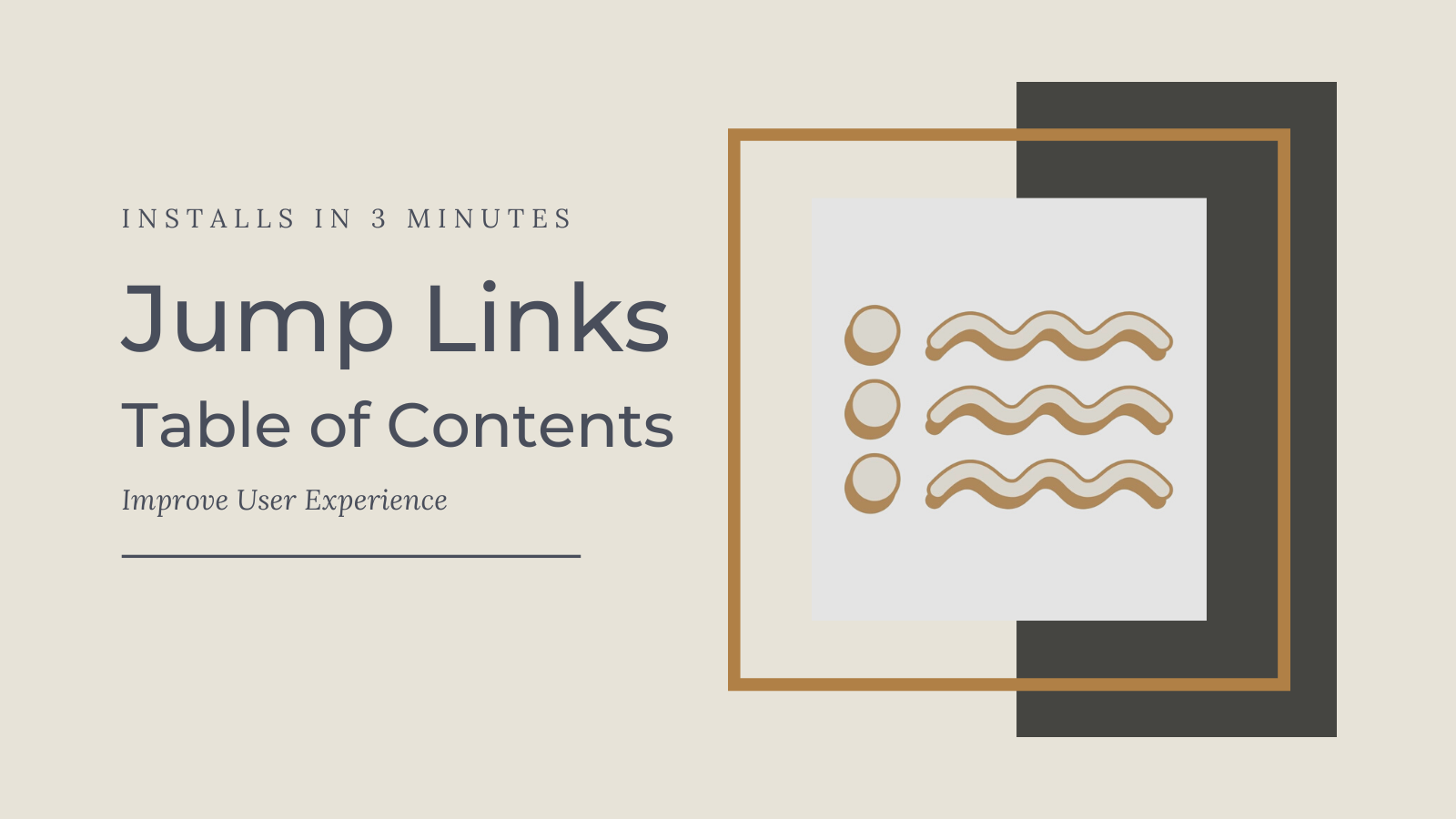 jump links índice para blogs shopify