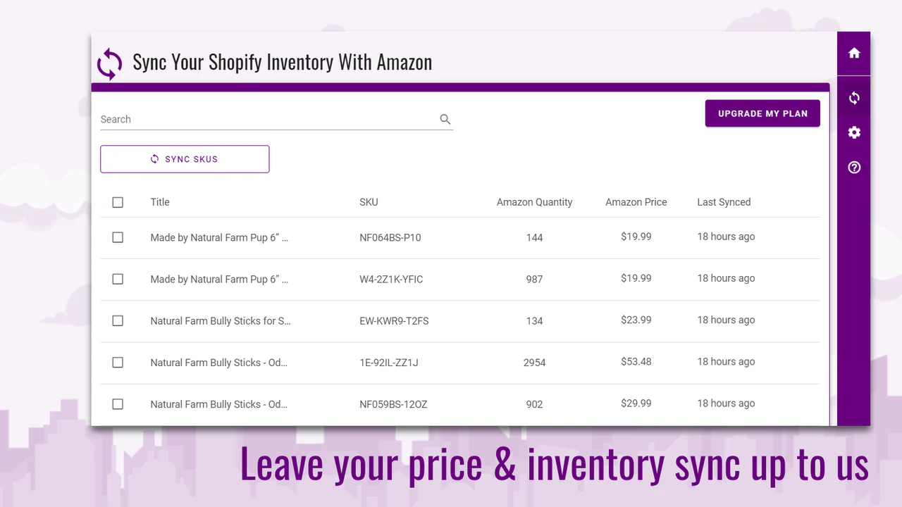 Deja tu sincronización de precios e inventario de Amazon en buenas manos