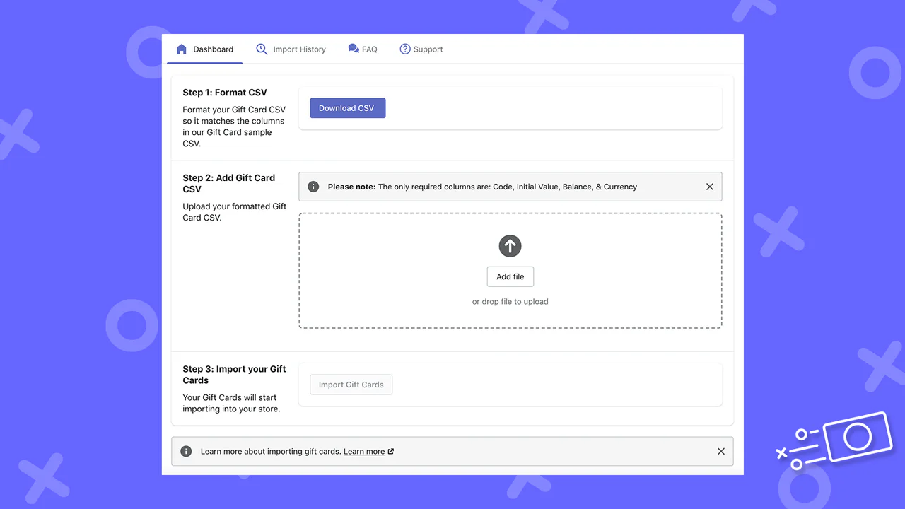 Selling Point Gavekort Migrations Dashboard