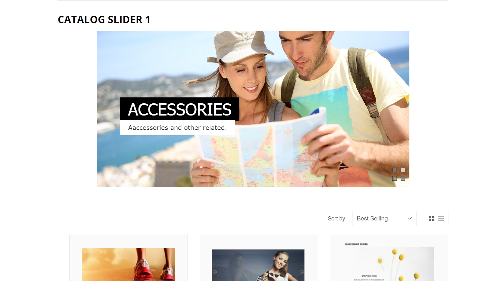 catalogus slider