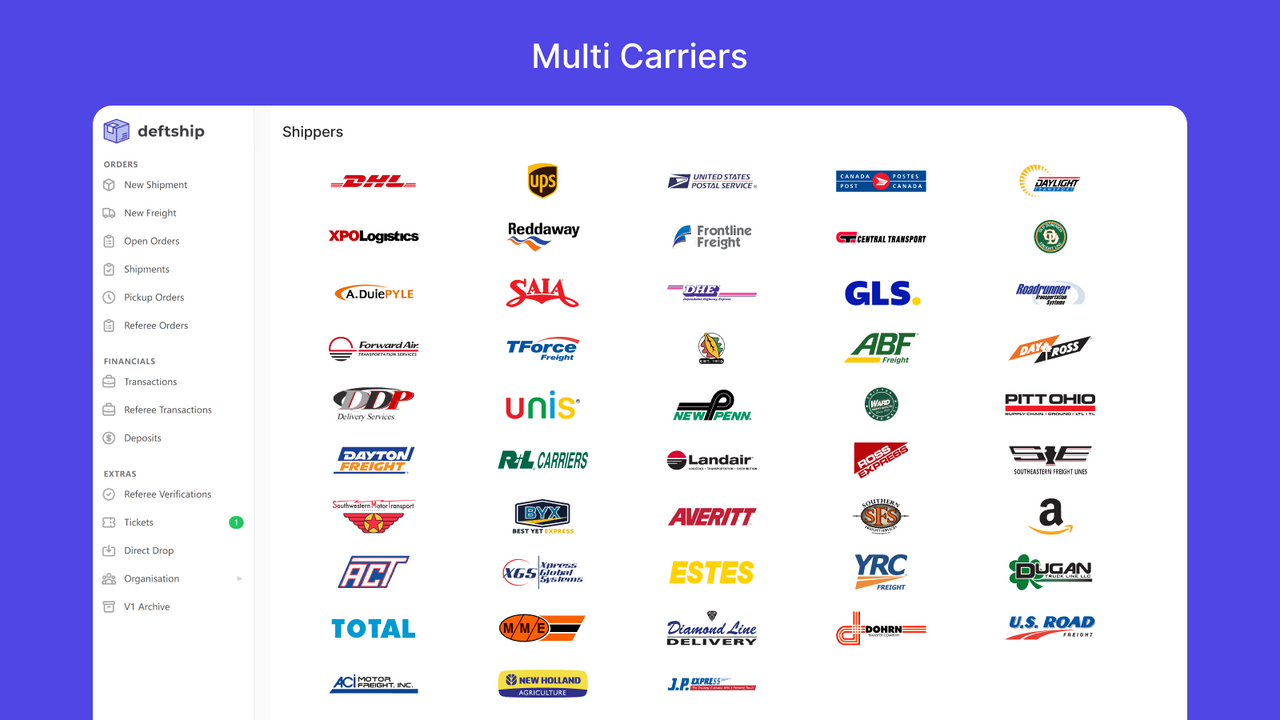 Multi Carriers