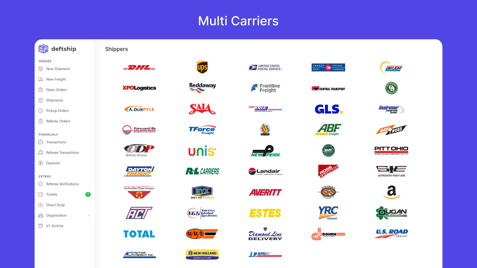 Multi Carriers