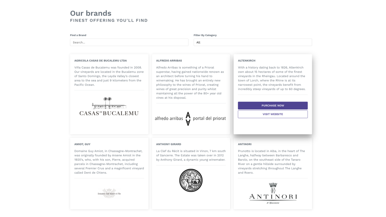 Shop By Brand - Classy way to sell your brands