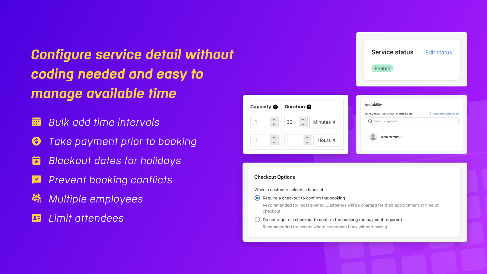 Tipo Appointment booking - Shopify booking app