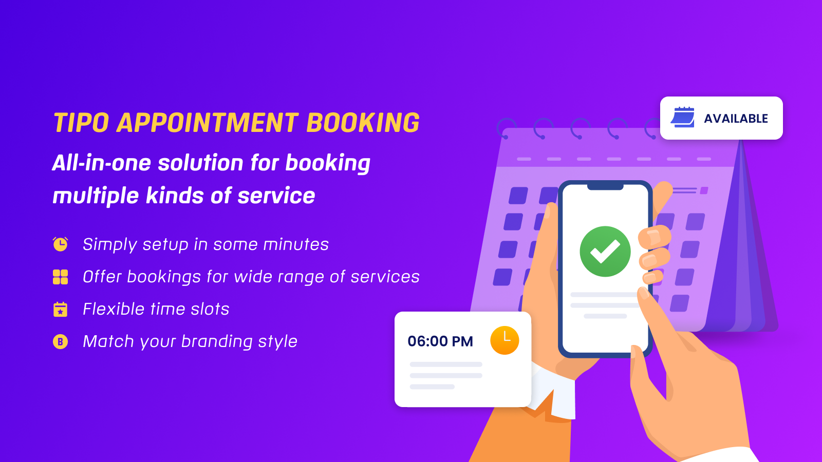 Tipo Prenotazione appuntamento - App di prenotazione Shopify