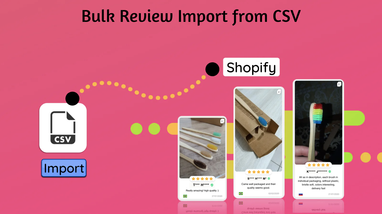 Bulk CSV Photo Review Importer