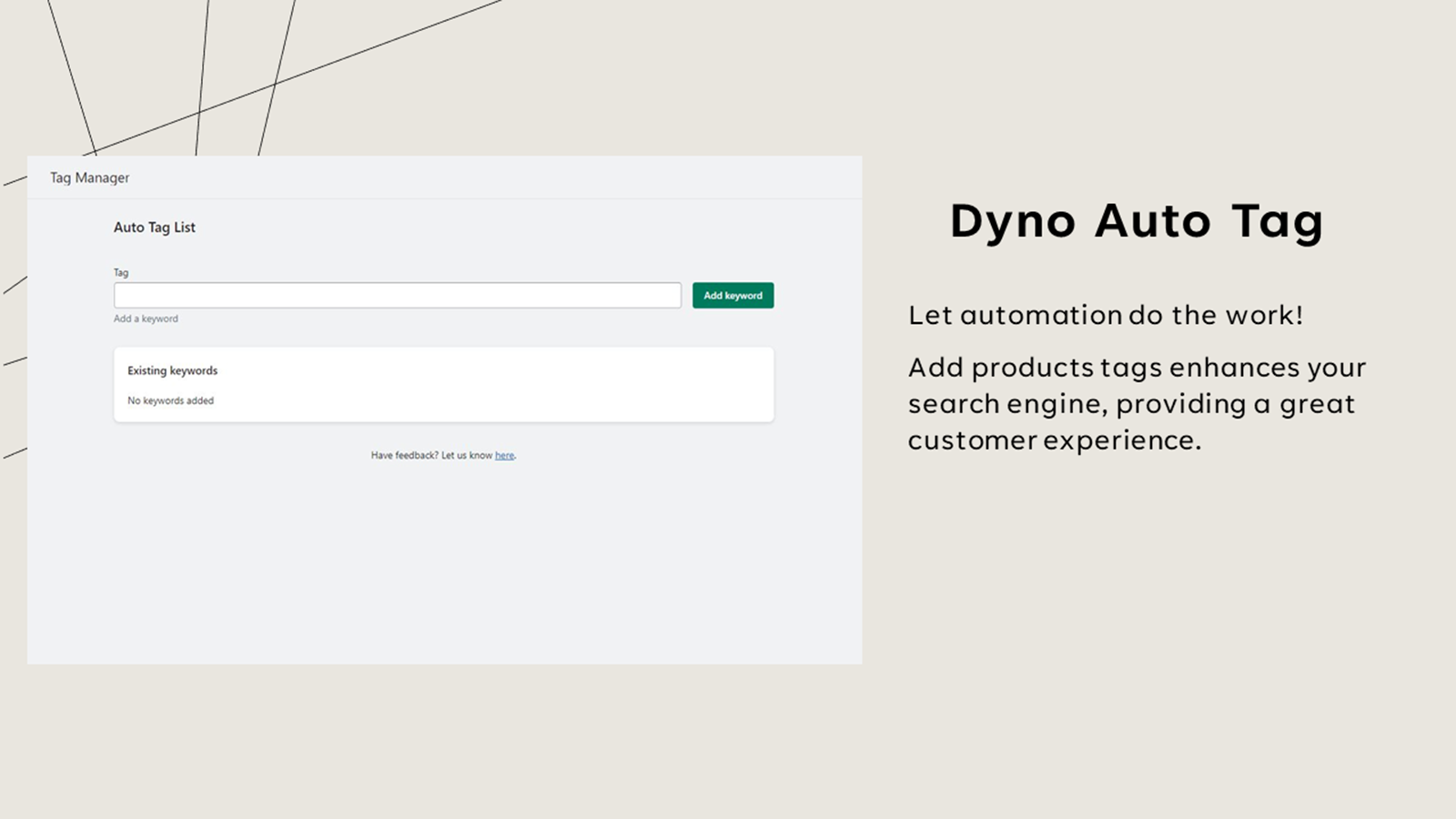 Dyno Auto Tag Screenshot