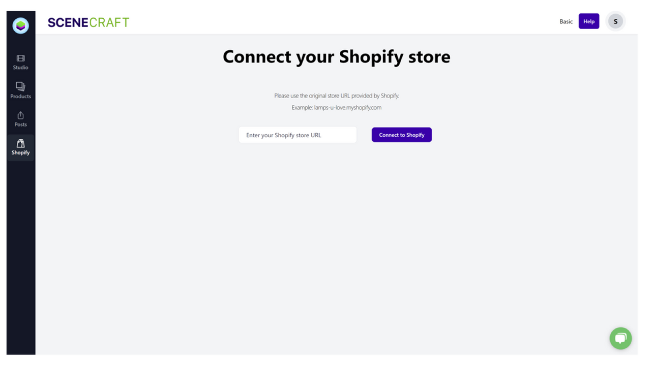 Conecte sua loja Shopify