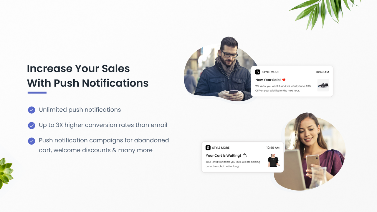 Engage with push notifications 