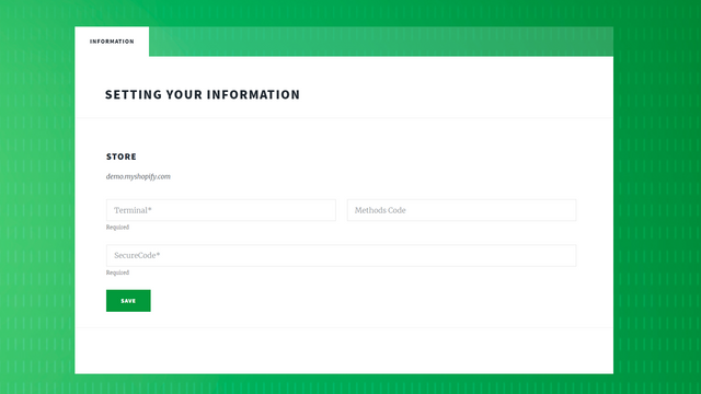 Configurar la página de información MID después de una instalación exitosa