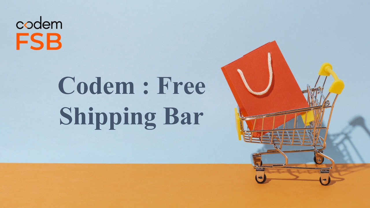 Codem: Free Shipping Bar Screenshot